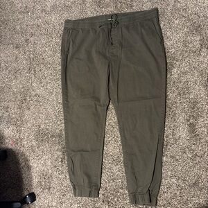 Khaki green And Now This joggers